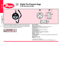 Thumbnail of document Data Sheet - DTG Digital Tire Pressure Gage